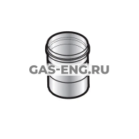 Переходник простого жесткого дымохода с DN 150 мм на 160 мм, De Dietrich купить в интернет-магазине промышленного оборудования в Санкт-Петербурге