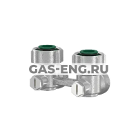 Узел нижнего подключения Simplex, Exclusive line, с конусными вставками, угловой, Flamco купить в интернет-магазине промышленного оборудования в Санкт-Петербурге