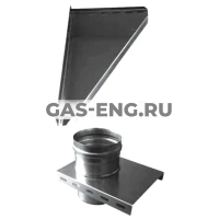 Опорная консоль + пластина основания проходная для дымохода, Jeremias EWEC.6C0000.379 купить в интернет-магазине промышленного оборудования в Санкт-Петербурге