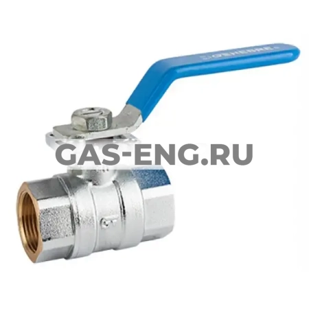 Шаровой кран латунный, Ду 15-40, Ру 40, ВР-ВР, рукоятка-рычаг, GENEBRE купить в интернет-магазине промышленного оборудования в Санкт-Петербурге