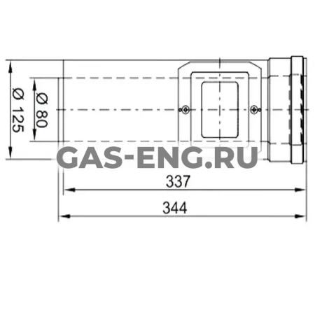 Ревизия LAS, прямая, Viessman купить в интернет-магазине промышленного оборудования в Санкт-Петербурге
