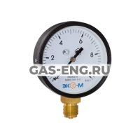 Манометр Экомера МД02-100мм, подключение снизу G 1/2", стандартное исполнение, Эко-М купить в интернет-магазине промышленного оборудования в Санкт-Петербурге Манометр Экомера МД02-100мм, подключение снизу G 1/2", стандартное исполнение, Эко-М купить в интернет-магазине промышленного оборудования в Санкт-Петербурге