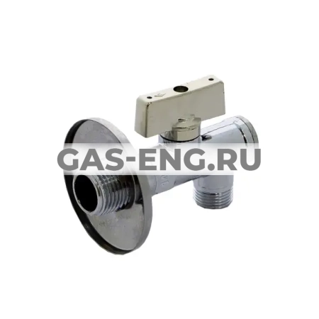 Шаровой латунный кран НР-НР, ручка-бабочка, угловой, для смесителя, Bugatti серии 871 Minnesota купить в интернет-магазине промышленного оборудования в Санкт-Петербурге