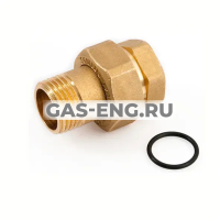 Разъемное соединение прямое с уплотнением ВР/НР латунное, General Fittings купить в интернет-магазине промышленного оборудования в Санкт-Петербурге Разъемное соединение прямое с уплотнением ВР/НР латунное, General Fittings купить в интернет-магазине промышленного оборудования в Санкт-Петербурге