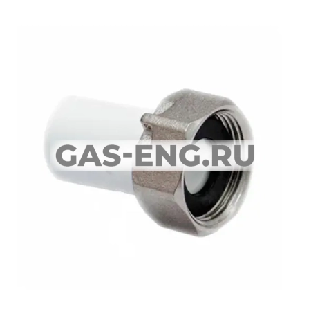 Штуцер PPR с накидной гайкой для присоединения счетчика воды под пломбу, RTP (РосТурПласт) купить в интернет-магазине промышленного оборудования в Санкт-Петербурге