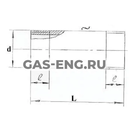 Бочонок неоцинкованный (резьба правая) из труб ГОСТ 3262-75 купить в интернет-магазине промышленного оборудования в Санкт-Петербурге