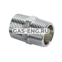 Ниппель двойной бронзовый, хромированный, модель 3280 Viega купить в интернет-магазине промышленного оборудования в Санкт-Петербурге