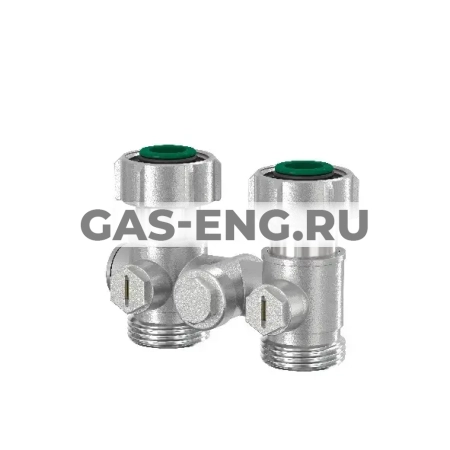 Узел нижнего подключения Simplex, Exclusive line, для однотрубной системы с конусными вставками, Flamco купить в интернет-магазине промышленного оборудования в Санкт-Петербурге