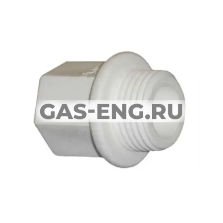 Заглушка PPR с наружной резьбой, БЕЛЫЙ, Pro Aqua купить в интернет-магазине промышленного оборудования в Санкт-Петербурге