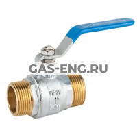 Шаровой кран латунный, Ду 15-20, Ру 25, НР-НР, рукоятка-рычаг, GENEBRE купить в интернет-магазине промышленного оборудования в Санкт-Петербурге Шаровой кран латунный, Ду 15-20, Ру 25, НР-НР, рукоятка-рычаг, GENEBRE купить в интернет-магазине промышленного оборудования в Санкт-Петербурге