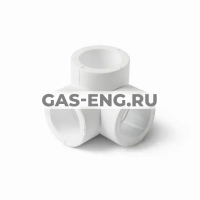 Тройник двухплоскостной PPR, БЕЛЫЙ, Pro Aqua купить в интернет-магазине промышленного оборудования в Санкт-Петербурге