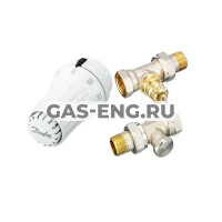 Комплект радиаторного терморегулятора RAE, RA-FN, RLV-S прямой, Danfoss купить в интернет-магазине промышленного оборудования в Санкт-Петербурге