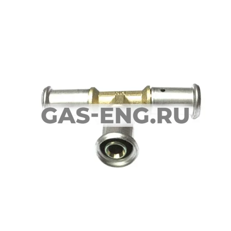 Тройник-пресс редукционный (сужение в центре), латунь, Henco купить в интернет-магазине промышленного оборудования в Санкт-Петербурге