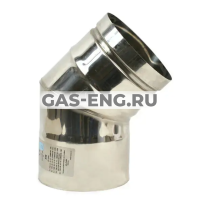 Колено 45° для дымохода, Jeremias EDW18 купить в интернет-магазине промышленного оборудования в Санкт-Петербурге