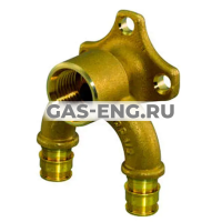 Водорозетка Smart Aqua Q&E U-профиль латунная,под планку, Uponor РЕ-Хa купить в интернет-магазине промышленного оборудования в Санкт-Петербурге