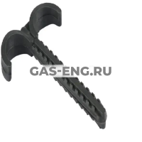 Дюбель-крюк, двойной, для труб 16-32 мм, РосТурПласт купить в интернет-магазине промышленного оборудования в Санкт-Петербурге Дюбель-крюк, двойной, для труб 16-32 мм, РосТурПласт купить в интернет-магазине промышленного оборудования в Санкт-Петербурге