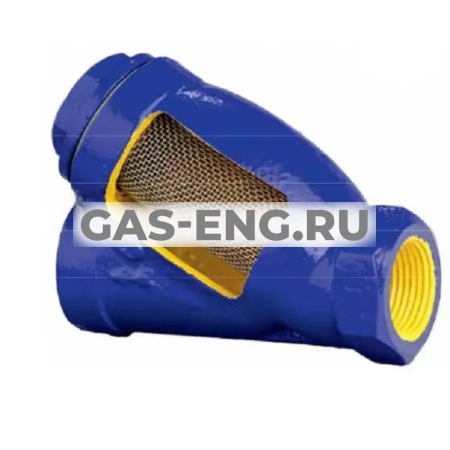 Фильтр чугунный резьбовой, фигура 823A, Zetkama купить в интернет-магазине промышленного оборудования в Санкт-Петербурге