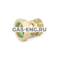 Разъемное соединение НР-ВР с накидной гайкой, плоской прокладкой и обратным клапаном, Uni-Fitt купить в интернет-магазине промышленного оборудования в Санкт-Петербурге