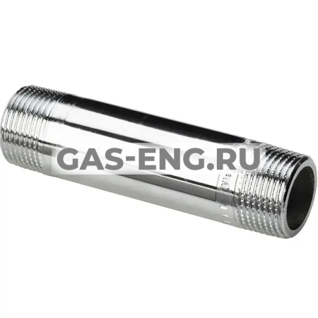 Ниппель удлиненный бронзовый хромированный НР/НР, модель 3530, Viega купить в интернет-магазине промышленного оборудования в Санкт-Петербурге