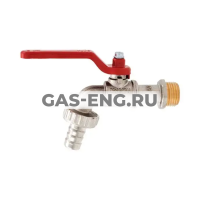 Шаровой кран никел. латунь НР, со штуцером, ручка-рычаг, Multi-Fit, Itap GAR 166 купить в интернет-магазине промышленного оборудования в Санкт-Петербурге