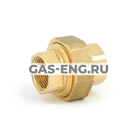Разъемное соединение с уплотнением ВР/ВР латунное, Uni-Fitt купить в интернет-магазине промышленного оборудования в Санкт-Петербурге