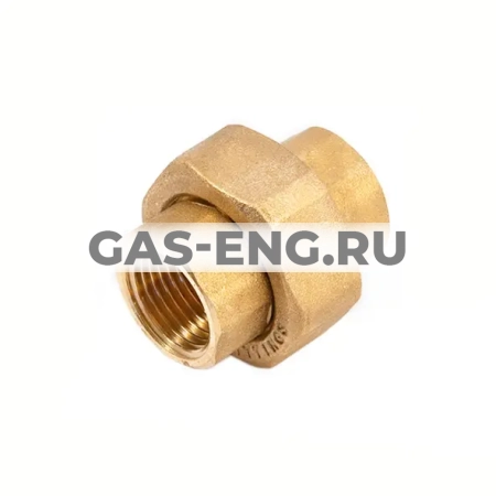 Разъемное конусное соединение прямое ВР/ВР латунное, General Fittings купить в интернет-магазине промышленного оборудования в Санкт-Петербурге