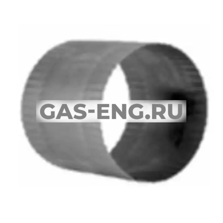 Патрубок дымохода / штекерный соединитель, нелакированный, Jeremias купить в интернет-магазине промышленного оборудования в Санкт-Петербурге