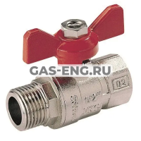 Шаровой латунный кран НР-ВР, ручка-бабочка, Ду 15-25 Ру 30, серия 6806, Comap купить в интернет-магазине промышленного оборудования в Санкт-Петербурге Шаровой латунный кран НР-ВР, ручка-бабочка, Ду 15-25 Ру 30, серия 6806, Comap купить в интернет-магазине промышленного оборудования в Санкт-Петербурге
