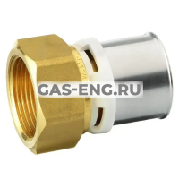 Переход-пресс alpex с внутренней резьбой, латунный, Frankische купить в интернет-магазине промышленного оборудования в Санкт-Петербурге
