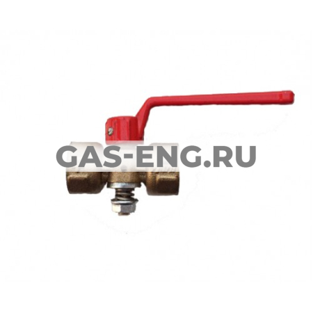 Кран трехходовой 11б18бк с ручкой купить в интернет-магазине промышленного оборудования в Санкт-Петербурге