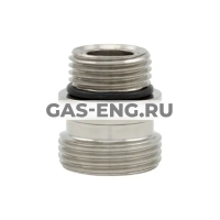 Ниппель с O-RING, Multi-Fit, никелированная латунь, Itap 518 купить в интернет-магазине промышленного оборудования в Санкт-Петербурге Ниппель с O-RING, Multi-Fit, никелированная латунь, Itap 518 купить в интернет-магазине промышленного оборудования в Санкт-Петербурге