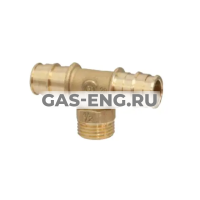 Тройник латунный с наружной резьбой, GX153, Giacomini купить в интернет-магазине промышленного оборудования в Санкт-Петербурге