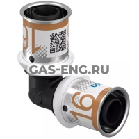 Угольник-пресс S-Press Plus PPSU 90°, черный, Uponor MLC купить в интернет-магазине промышленного оборудования в Санкт-Петербурге