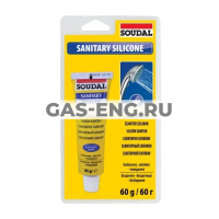 Санитарный силикон 60 мл, Soudal купить в интернет-магазине промышленного оборудования в Санкт-Петербурге Санитарный силикон 60 мл, Soudal купить в интернет-магазине промышленного оборудования в Санкт-Петербурге