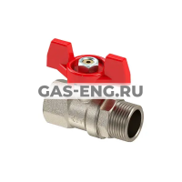 Шаровой латунный кран ВР-НР, ручка-бабочка, Ду 15-32, Ру 25-40, RTP (РосТурПласт) купить в интернет-магазине промышленного оборудования в Санкт-Петербурге Шаровой латунный кран ВР-НР, ручка-бабочка, Ду 15-32, Ру 25-40, RTP (РосТурПласт) купить в интернет-магазине промышленного оборудования в Санкт-Петербурге