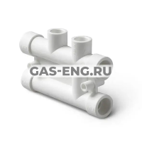 Распределительный блок PPR , Белый , Pro Aqua купить в интернет-магазине промышленного оборудования в Санкт-Петербурге