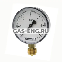 Манометр MDR (F+R200), подключение снизу, Watts купить в интернет-магазине промышленного оборудования в Санкт-Петербурге Манометр MDR (F+R200), подключение снизу, Watts купить в интернет-магазине промышленного оборудования в Санкт-Петербурге