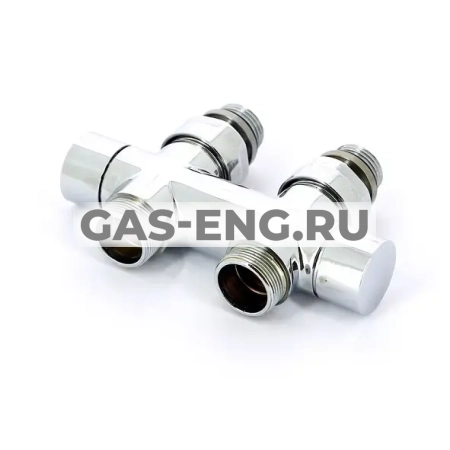 Узел нижнего подключения ручной, прямой с запорным клапаном без байпаса, Carlo Poletti купить в интернет-магазине промышленного оборудования в Санкт-Петербурге