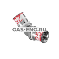 Угольник S-Press PLUS 45° латунный , Uponor купить в интернет-магазине промышленного оборудования в Санкт-Петербурге Угольник S-Press PLUS 45° латунный , Uponor купить в интернет-магазине промышленного оборудования в Санкт-Петербурге