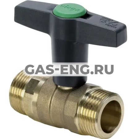 Шаровой бронзовый кран Easytop, НР-НР, с Т-ручкой, модель 2275.1, Viega купить в интернет-магазине промышленного оборудования в Санкт-Петербурге