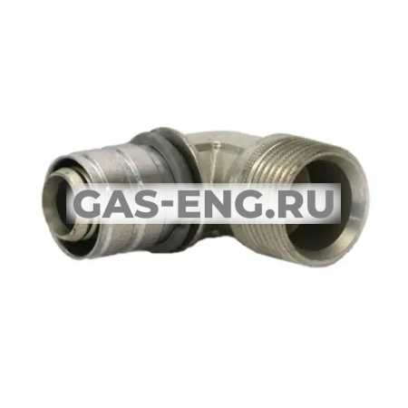 Угольник-пресс S-Press (Plus) 90° с наружной резьбой латунный, Uponor купить в интернет-магазине промышленного оборудования в Санкт-Петербурге