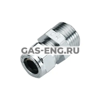 Муфта компрессионная хромированная с наружной резьбой, Tiemme купить в интернет-магазине промышленного оборудования в Санкт-Петербурге