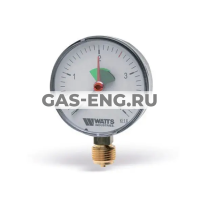 Манометр радиальный MRP (F+R201), подключение снизу, Watts купить в интернет-магазине промышленного оборудования в Санкт-Петербурге