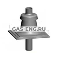 Колпак DN80 на шахту, пластмасса, с оконечником, стойким к УФ-излучению, Wolf купить в интернет-магазине промышленного оборудования в Санкт-Петербурге