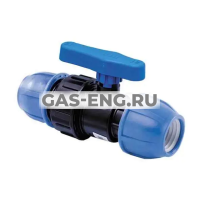 Шаровой кран компрессионный, RTP (РосТурПласт) купить в интернет-магазине промышленного оборудования в Санкт-Петербурге