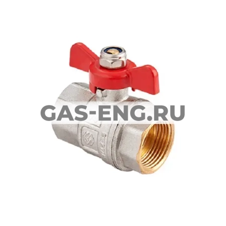 Шаровой кран латунный BV.513 полнопроходной ВР-ВР, ручка-бабочка, MVI купить в интернет-магазине промышленного оборудования в Санкт-Петербурге