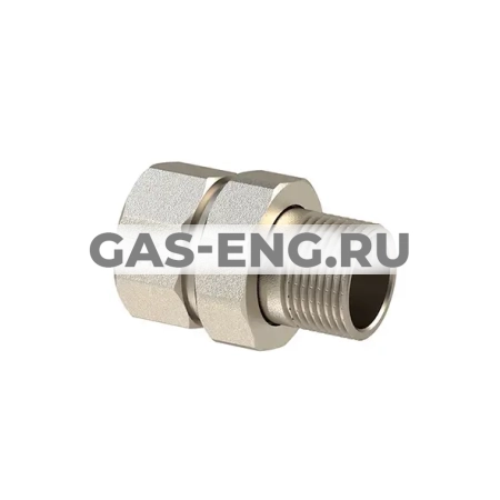 Разъемное соединение прямое ВР-НР никелированное, RTP (РосТурПласт) купить в интернет-магазине промышленного оборудования в Санкт-Петербурге