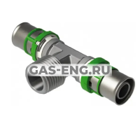 Тройник-пресс SKINPress с наружной резьбой, латунный, 7132GW, Comap купить в интернет-магазине промышленного оборудования в Санкт-Петербурге