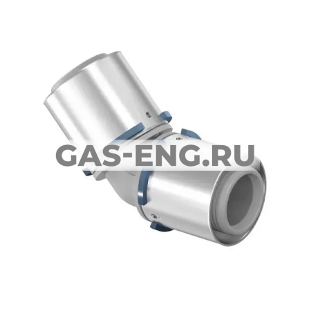 Угольник-пресс S-Press PPSU 45°, серый, Uponor MLC купить в интернет-магазине промышленного оборудования в Санкт-Петербурге