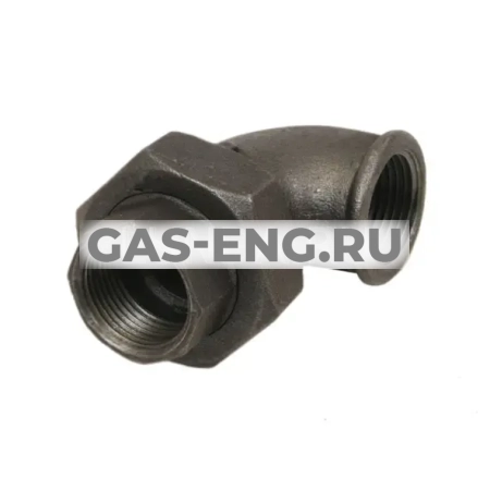 Конусное соединение (американка) угловое черное 90° ВР, тип 96 купить в интернет-магазине промышленного оборудования в Санкт-Петербурге